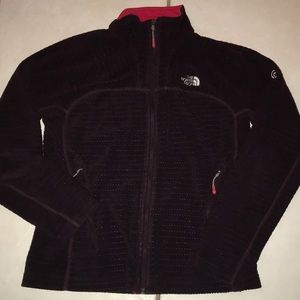 The north face zip up sweater